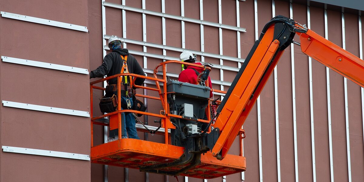 telescopic platform hydraulic outdoor servise man lift