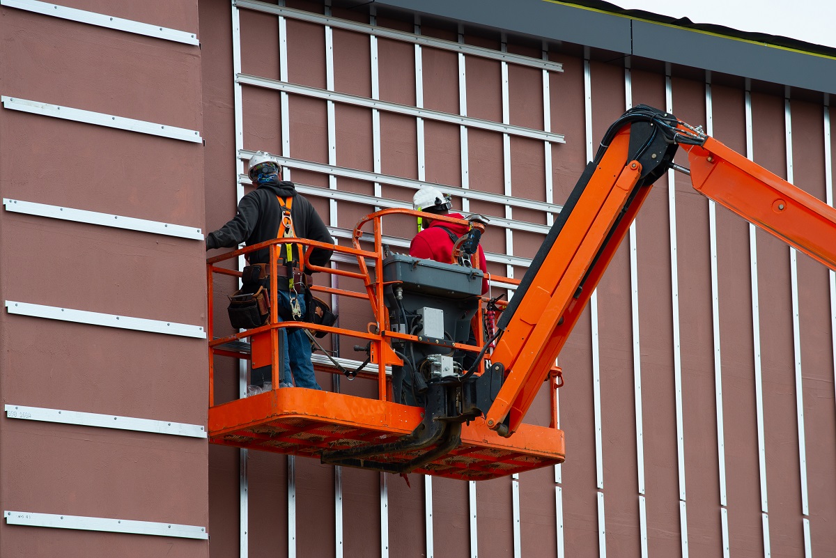 telescopic platform hydraulic outdoor servise man lift